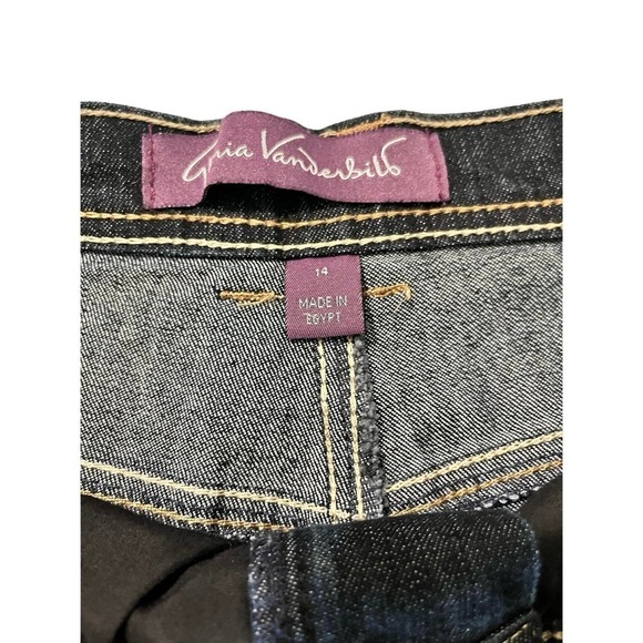 Gloria Vanderbilt Bermuda Shorts, Denim, Size 14 - Picture 4 of 5